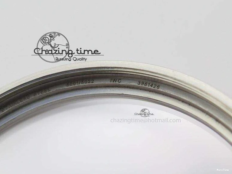 MIROTIME 0405 Bold Portuguese Real PR IW500704 ZF 1:1 Best Edition On Black Leather Strap A 7374